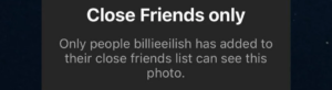 Billie Eilish Close Friends Guerilla Marketing